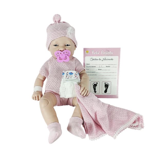 Boneca Anjo Com Roupinha Body e Acessórios - Image 2