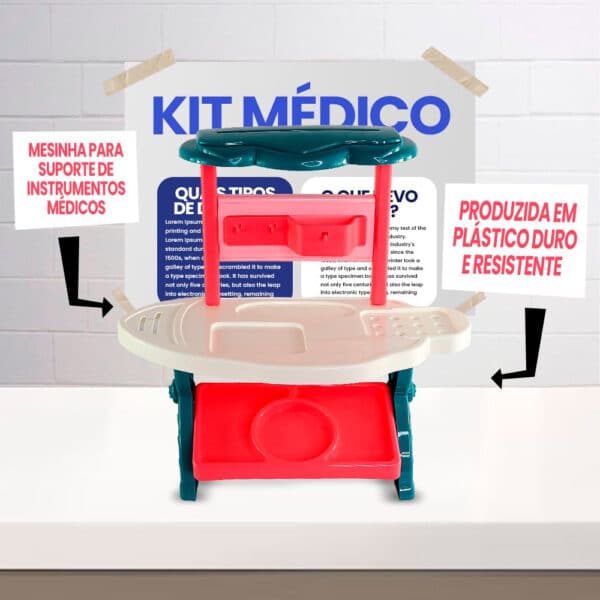 Kit Brinquedo Médico 25 peças - Image 2