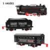 Trem Ferroviário de Brinquedo com 3 Vagões 15 Trilhos com Som e Luz - Image 3