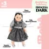 Boneca Addara Princesa Dark com Tiara - Image 4