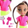 Boneca Violet Negra 30cm com Acessórios como Pente Espelho e Prendedores de Cabelo - Image 7