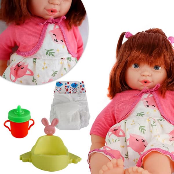 Boneca Babycinos Ruiva Com Acessórios - Image 2