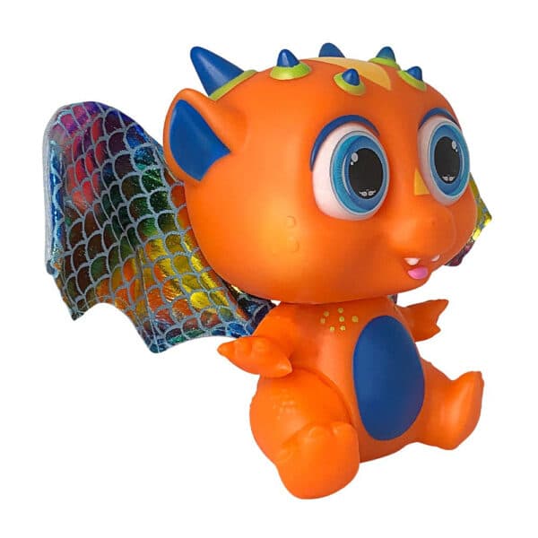 Bebê Dragão Flying Baby Com Asas - Laranja - Image 3