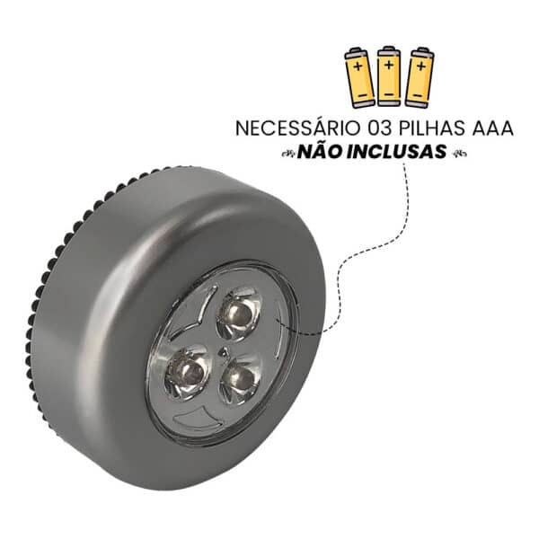 Luminária de Toque Portátil para Armário Closet - Image 4