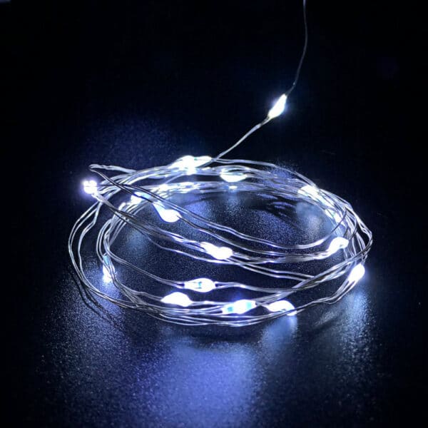 Pisca Pisca de LED Branco Fio de Fada de 2 Metros - Image 5