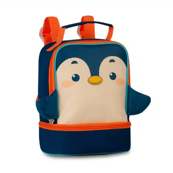 Lancheira Térmica Infantil com Alça  -  Pinguim