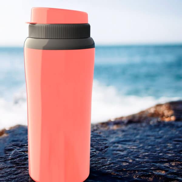 Copo Térmico Miami de 650ml com Parede Dupla Unitermi - Rosa - Image 2
