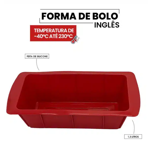 Forma De Bolo Inglês Pão De Silicone Cozinha Doce Assadeira - Image 5