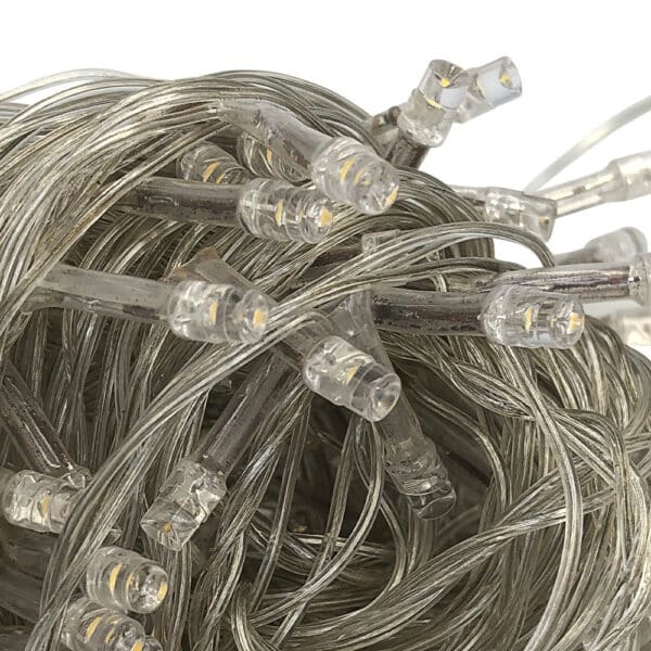 Varal Pisca Pisca 100 LEDs Coloridos de 9 Metros com 8 funções - 127v Colorido - Image 3