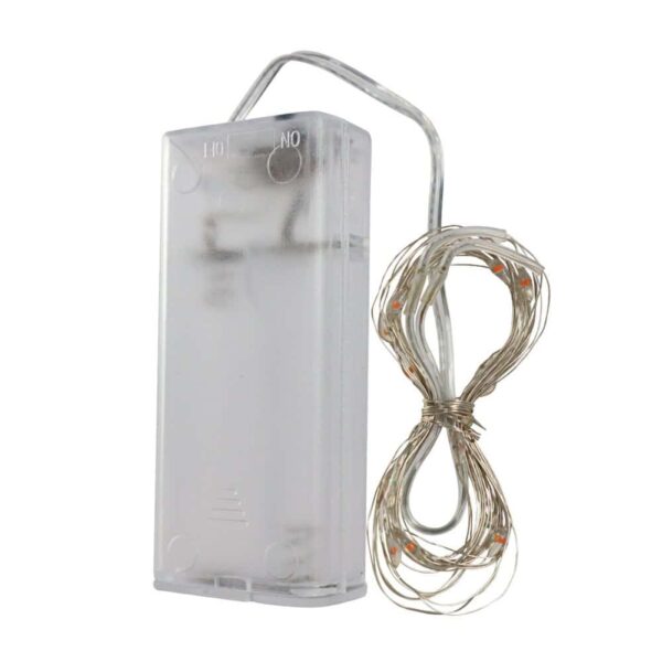 Fio de Fada Led Decoração Cordão Luz 2 Metros - Rosa - Image 2