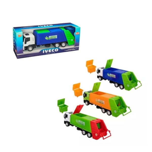 Caminhão de Lixo Coletor Iveco com Lixeira - Sortido - Image 4