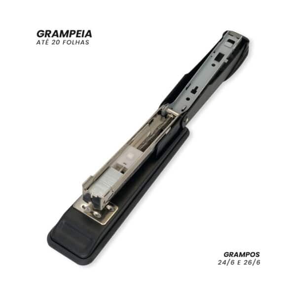 Grampeador De Aço 13cm Até 20 Folhas - Image 3