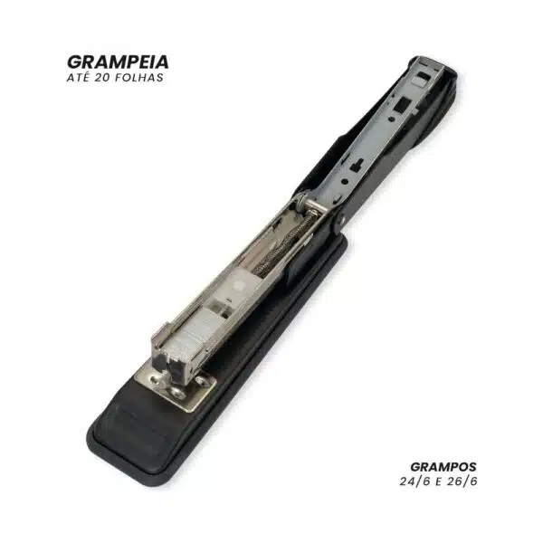 Grampeador De Aço 13cm Até 20 Folhas - Image 3