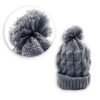 Touca com Pompom - Cinza - Image 2