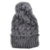 Touca com Pompom - Cinza - Image 3