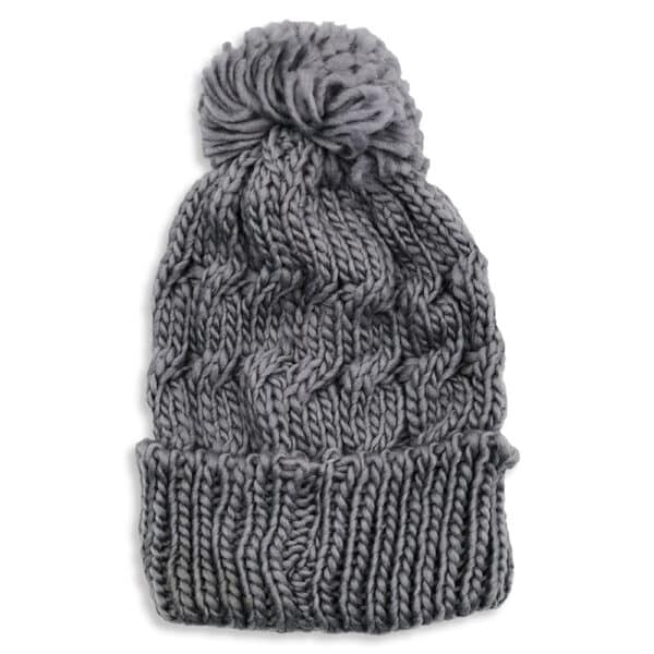 Touca com Pompom - Cinza - Image 3
