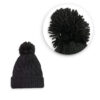 Touca com Pompom - Preta - Image 2