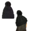 Touca com Pompom - Preta - Image 3