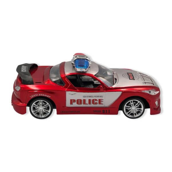 Carrinho De Polícia de Controle Remoto Vermelho - Image 3