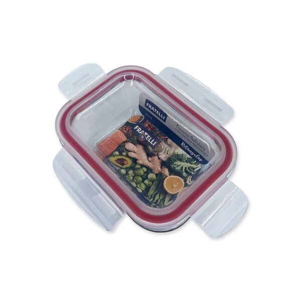 Pote De Vidro Hermético Marmita Tampa Plástico 370ml C Trava - Image 3