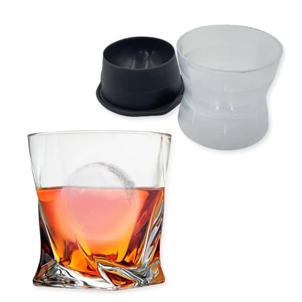 Forma De Gelo Esfera Silicone Grande Bola Redonda Bar Whisky - Image 2