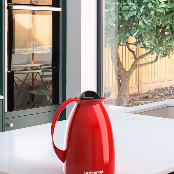 Garrafa Térmica Café Florença 650ml Vermelha Unitermi - Image 2