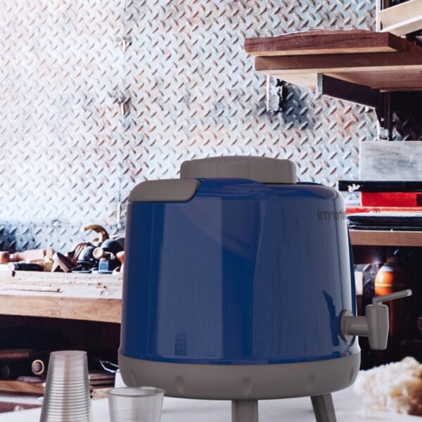 Garrafa Térmica Botijão 5 de Litros com Torneira para Café água Suco Chá - Azul - Image 2