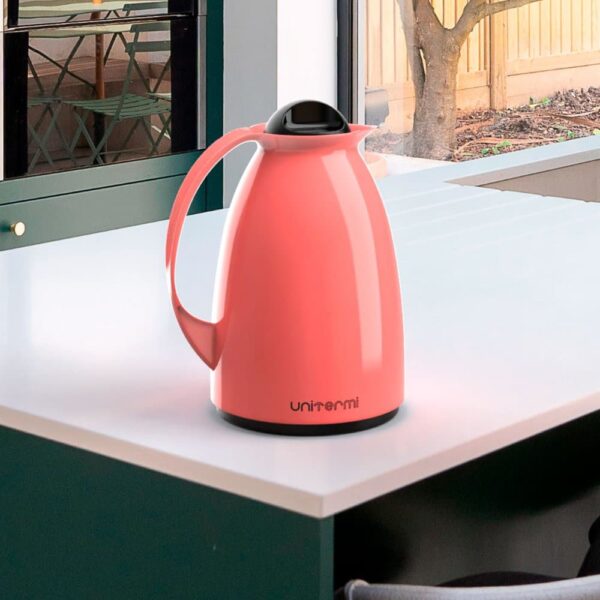 Garrafa Térmica Café Florença 650ml Rosa Unitermi - Image 2