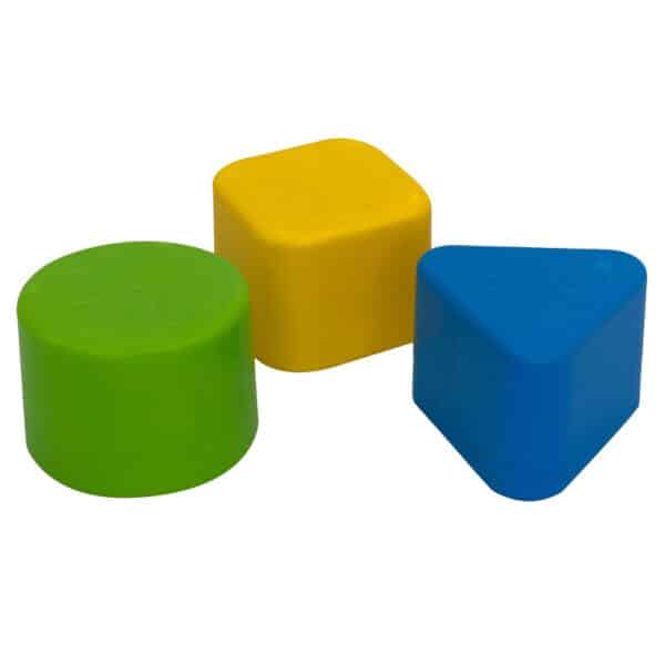 Cubo Didático Monta e Desmonta com 3 Peças de Encaixar - Colorido - Image 3