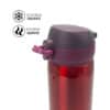 Garrafa Isotérmica 500ml com Tampa Plástica Fosca com Trava de Segurança - Vermelho - Image 4