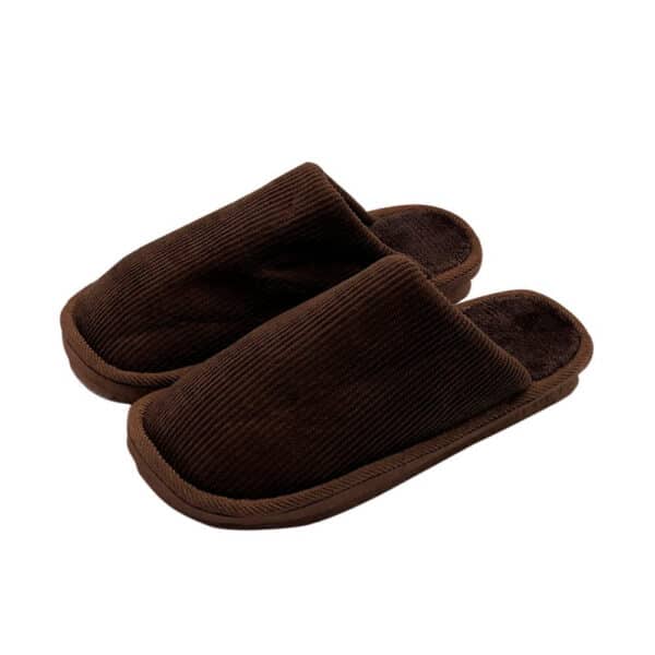 Pantufa Masculina Lisa Marrom 40/41 - Image 2