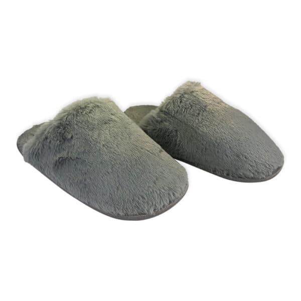 Pantufa Feminina Felpuda 38/39 Cinza - Image 2