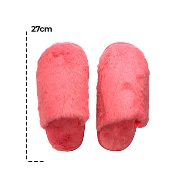 Pantufa Feminina Felpuda 40/41 Rosa - Image 6