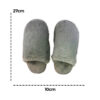Pantufa Feminina Felpuda 40/41 Cinza - Image 6