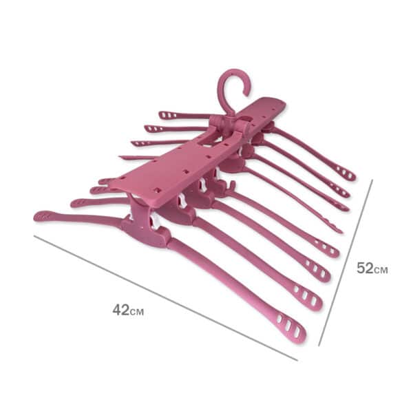 Mini Varal Multiuso Retrátil 8 Cabides Camisas - Image 3