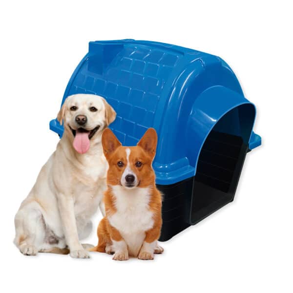 Casinha Pet Raças Médias e Grandes N5 Iglu para Cachorro Azul - Image 2