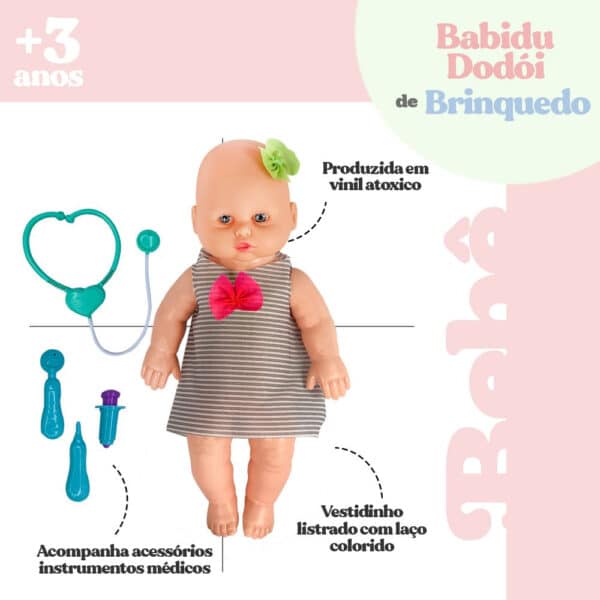 Boneca Babidu Dodói com Acessórios - Image 4