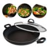 Panela Wok Antiaderente com Tampa Preta - Image 2