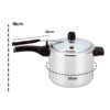 Panela de Pressão Roque 4,5 Litros Inox - Image 3