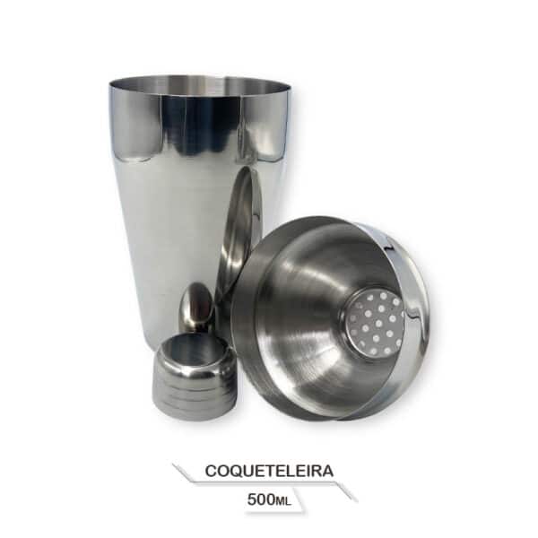 Kit Bar 5pçs Coqueteleira Profissional Aço Inox 550ml Caipirinha - Image 3