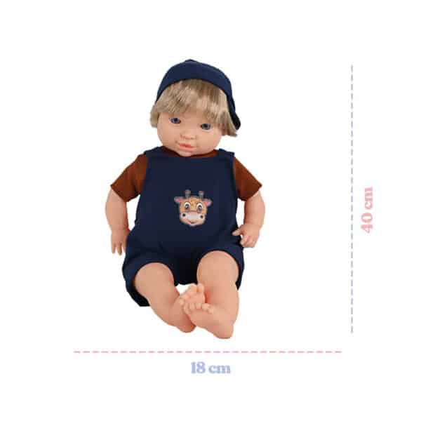 Boneco Menino Loiro Babycinos Com Acessórios - Image 7