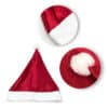 Gorro Touca De Papai Noel Linha Luxo Cetim - Image 5