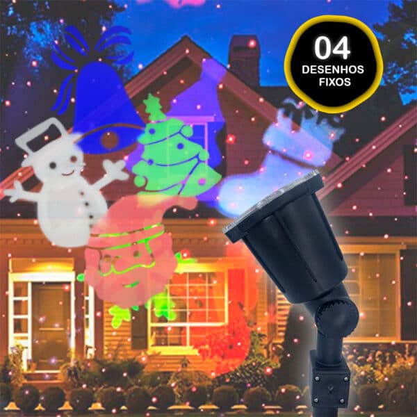 Projetor Natal Led Natalino Desenhos Laser Jardim - Image 3