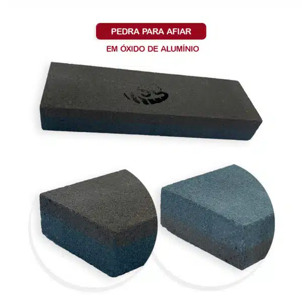 Pedra Amolar Afiar Faca Canivete Dupla Face Profissional 20cm - Image 2