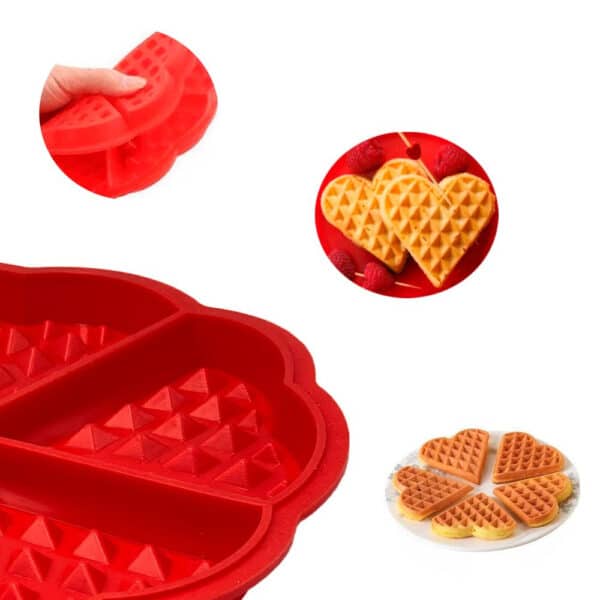 Forma De Silicone para Panqueca Waffle - Image 3