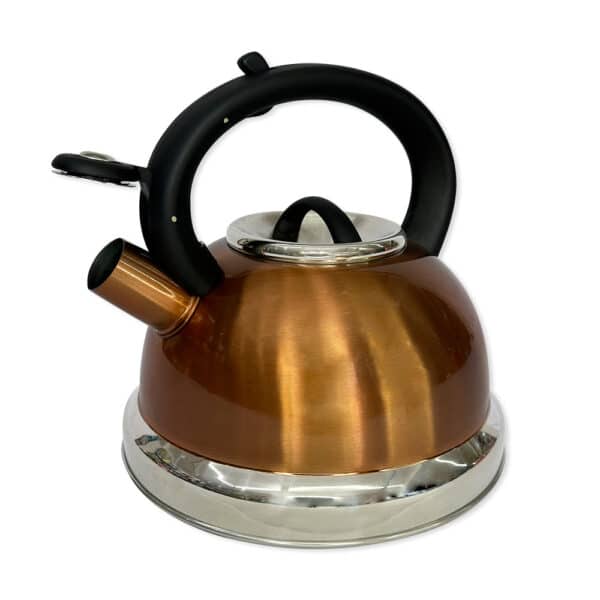 Chaleira Inox  Com Apito Crown Gold 3 Litros - Gold - Image 3