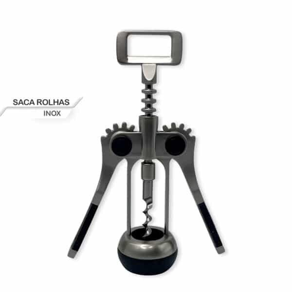 Saca Rolhas Abridor de Garrafas Metal Inox Grande - Image 2