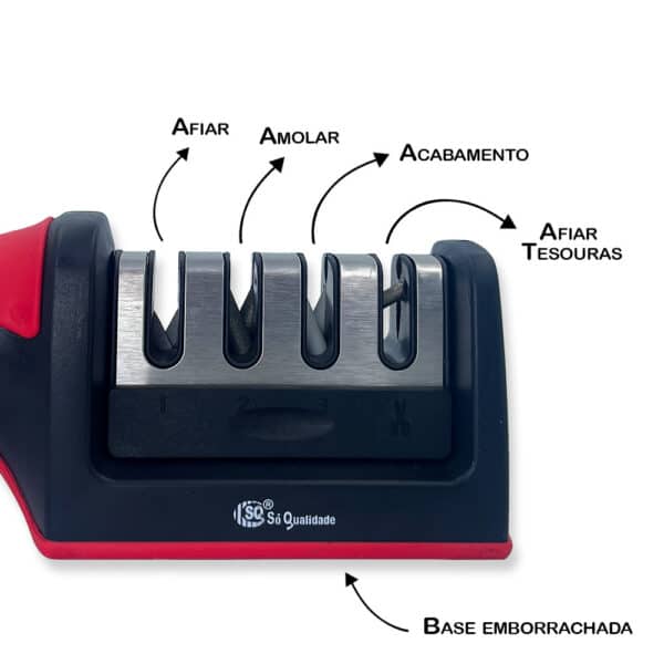 Amolador Afiador De Facas 4 Opções De Afiar Profissional - Image 2