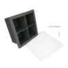 Forma Silicone Gelo Com Tampa Papinha 4 Cubos Grandes - Image 3
