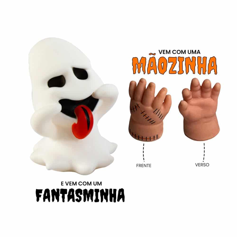 Boneca Vavazinha Com Mãozinha E Fantasminha (Inspiração Série Wandinha) - Image 7